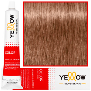 Alfaparf Yellow - trwała farba do włosów z aloesem i kiełkami pszenicy, 100ml 8 Cool | Zimny Jasny Naturalny Blond