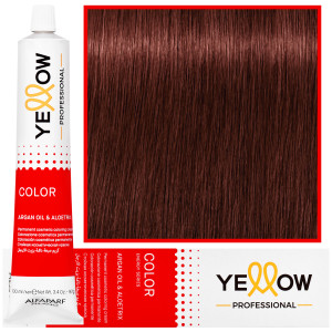 Alfaparf Yellow - trwała farba do włosów z aloesem i kiełkami pszenicy, 100ml 7,35 | Średni Złoty Mahoniowy Blond