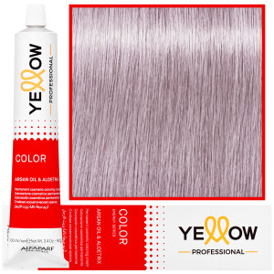 Alfaparf Yellow - trwała farba do włosów z aloesem i kiełkami pszenicy, 100ml 11,21 | Super High Lift Fioletowy Popielaty Blond