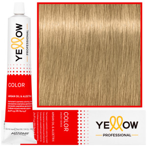 Alfaparf Yellow - trwała farba do włosów z aloesem i kiełkami pszenicy, 100ml 10 | Najjaśniejszy Naturalny Blond