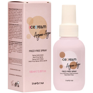 Inebrya Ice Cream Argan Age Frizz Free - spray przeciw puszeniu się włosów, 100ml