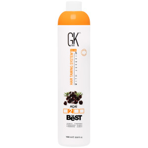 GK Hair Global Keratin The Best ACAI Treatment – profesjonalny zabieg keratynowy do wygładzania włosów, 1000ml