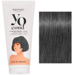 Kemon Yo Cond - odżywka koloryzująca do włosów, 200ml Antracite | Antracyt