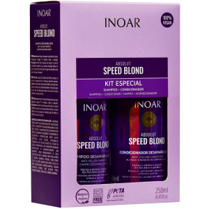 Inoar Absolut Speed Blond Duo Pack do włosów blond oraz siwych 250ml