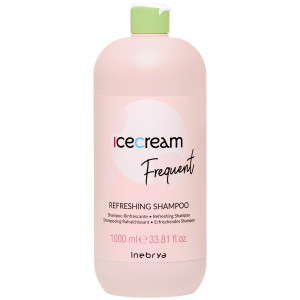 Inebrya Ice Cream Frequent Refreshing - szampon oczyszczający włosy i skórę głowy, 1000ml