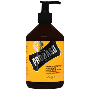Proraso Wood & Spice Beard Wash - szampon do mycia brody o zapachu drewna i przypraw, 500ml