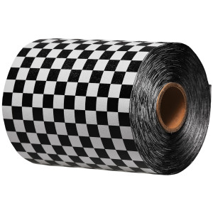 Folia Folia aluminiowa ryflowana Szachownica - do koloryzacji włosów, 10mb