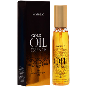 Montibello Gold Oil Essence - olejek bursztynowo-arganowy, wzmacnia i nawilża, 130ml