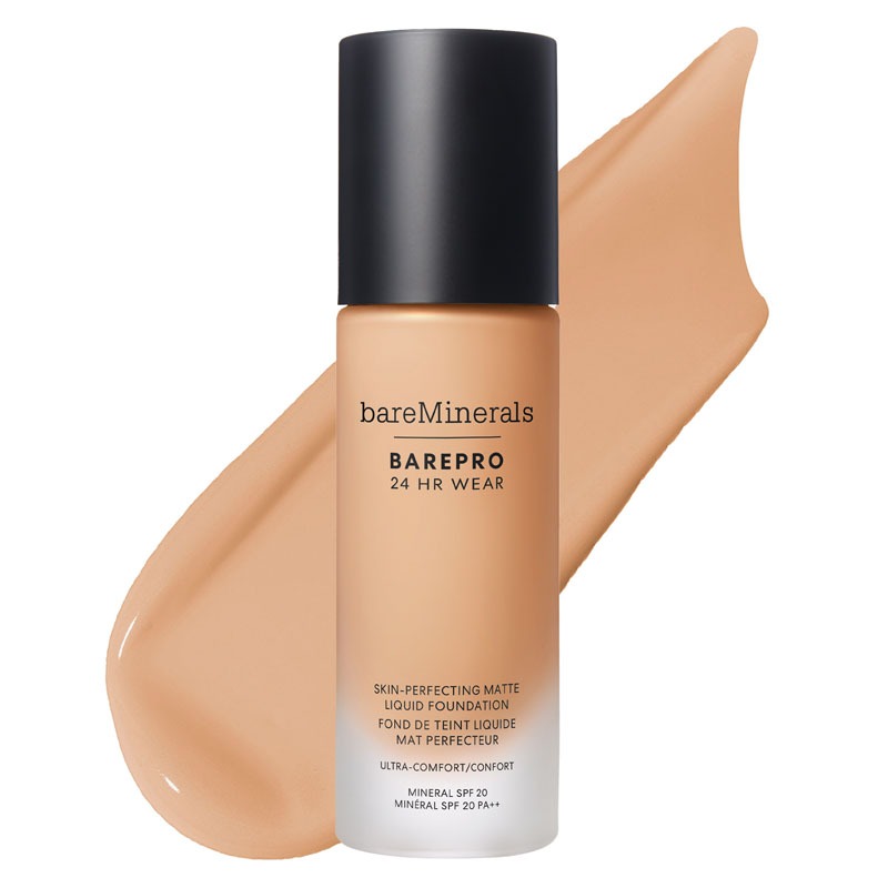 bareMInerals BAREPRO 24hr Matte Comfort Liquid Foundation SPF20 30ml-Light 28 Neutral