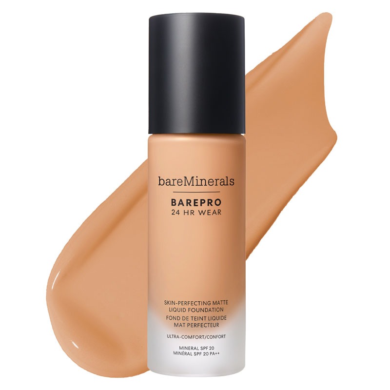 bareMInerals BAREPRO 24hr Matte Comfort Liquid Foundation SPF20 30ml-Med. 35 Neutral 30ml