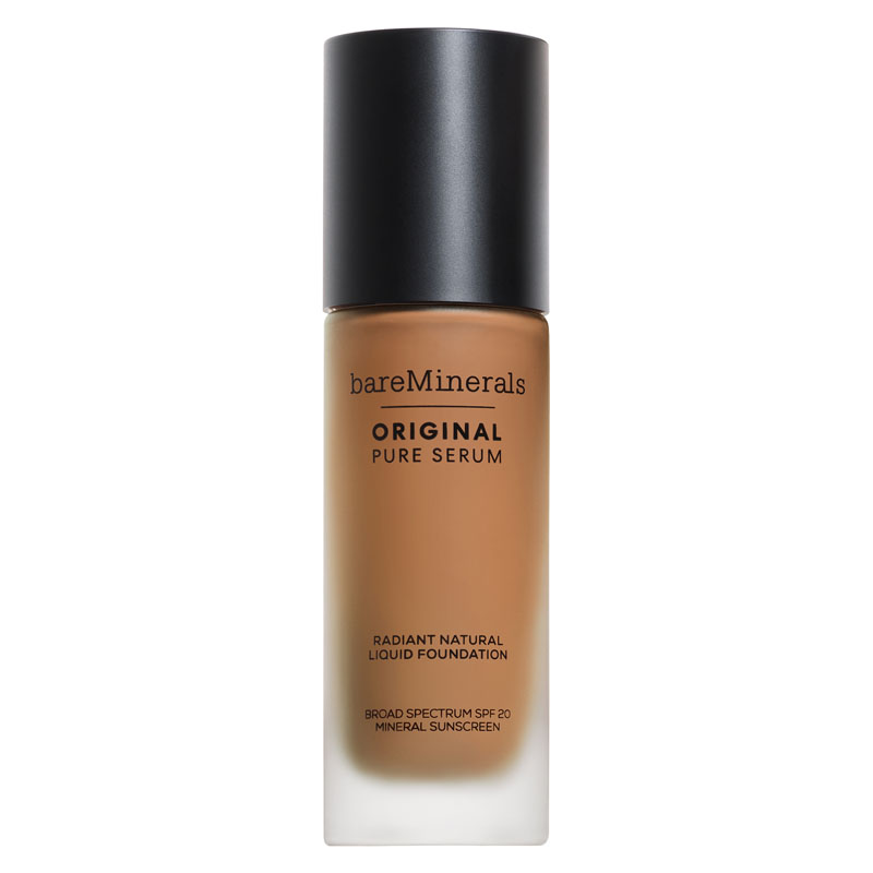 bareMinerals Original Pure Serum Radiant Natural Liquid Foundation Mineral SPF20-MED. DEEP WARM 4.5 30ml