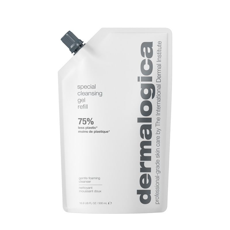Dermalogica Special Cleansing Gel Refill Pouch | 500ml | Soothing & Calming | Soap Free & Reduce Oil | Face Wash / Cleanser For All Skin Type | Formula for Radiant Complexion
