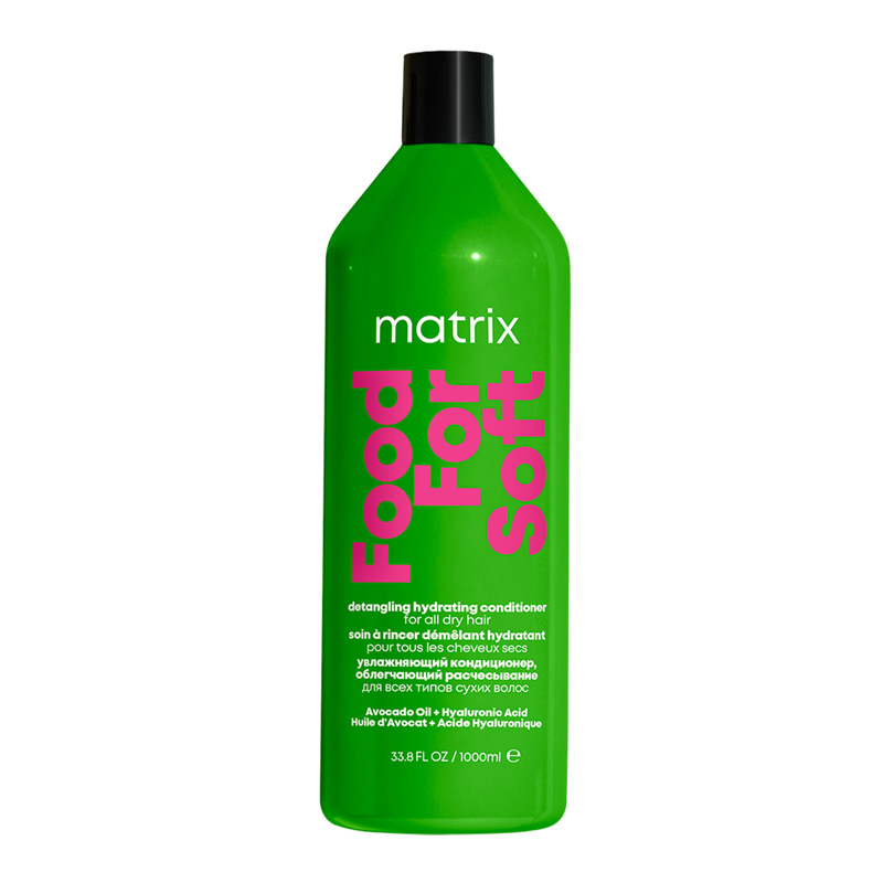 Matrix Food For Soft Detangling Conditioner with Avocado Oil and  Hyaluronic Acid, for dry hair 1000ml