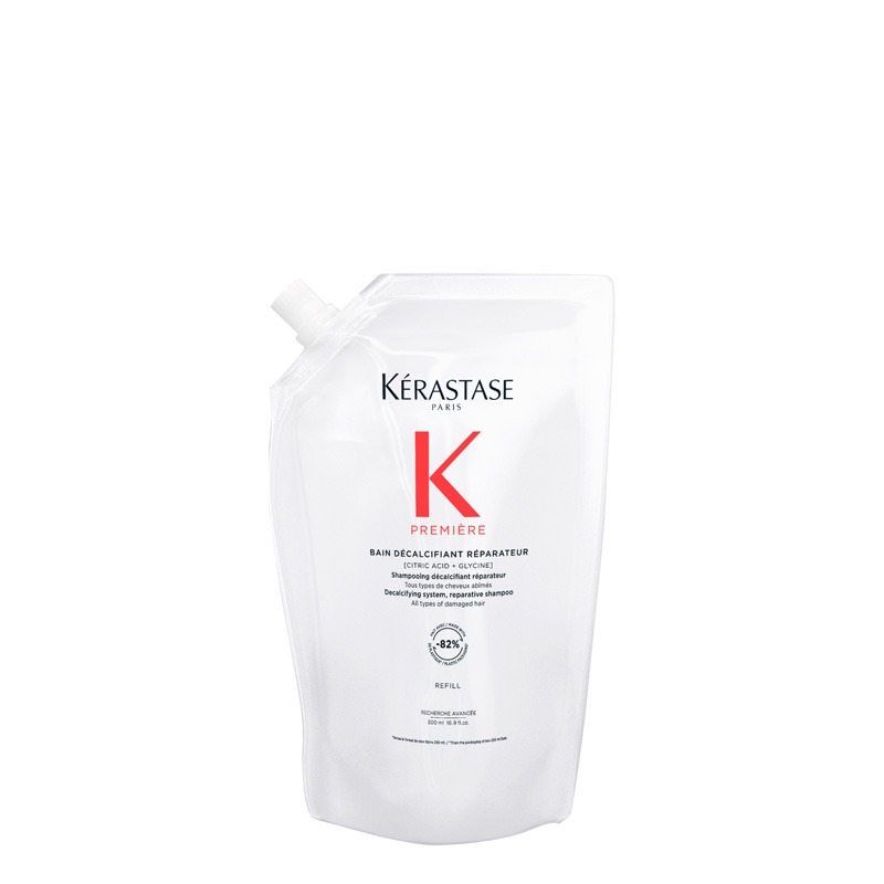 Kerastase Première Shampoo for Repairing Damaged Hair Refill Pouch for Damaged Hair with Pure Citric Acid and Glycine 500ml