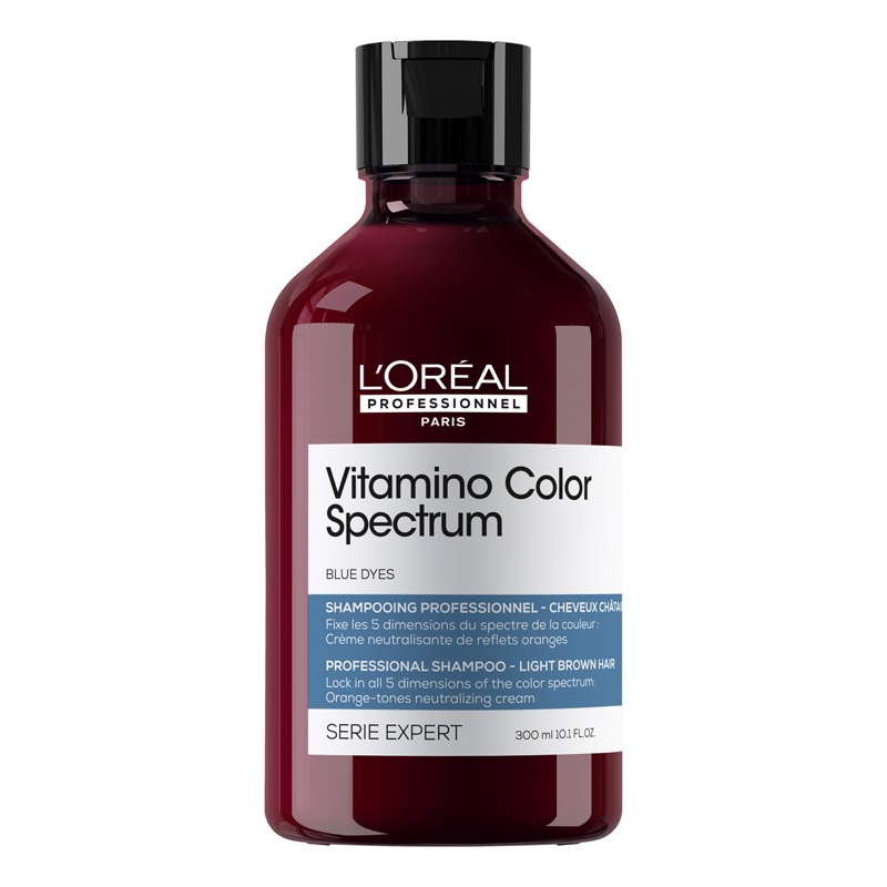 L'Oréal Professionnel Vitamino Color Spectrum Blue Tinted Shampoo for light brown coloured hair 300ml