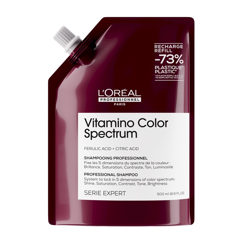 L'Oréal Professionnel Vitamino Color Spectrum Shampoo Refill Pack for coloured hair 500ml