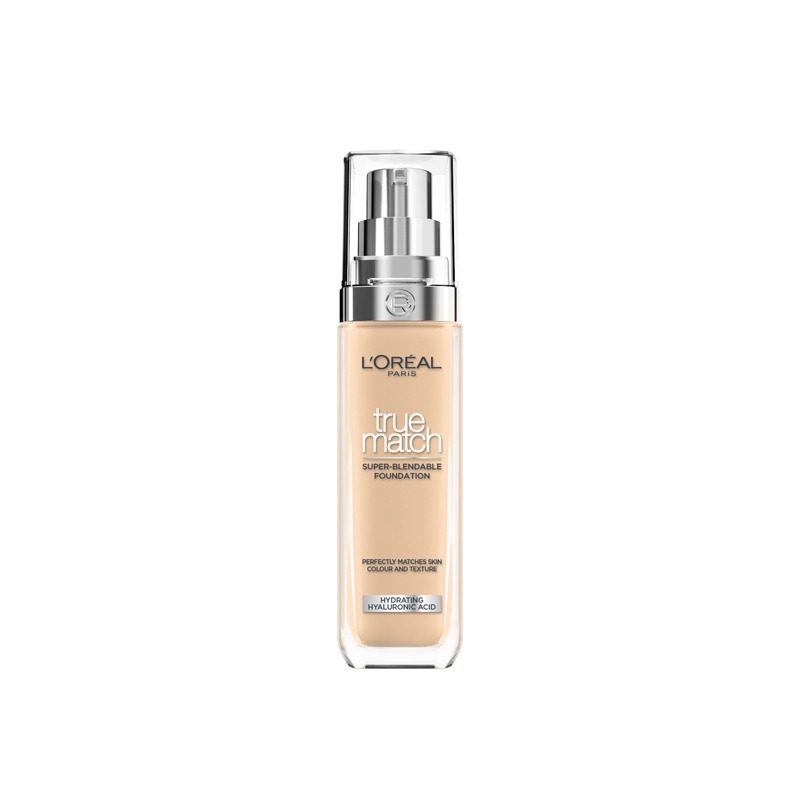 L'Oreal Paris True Match Liquid Foundation, Skincare Infused With Hyaluronic Acid, Spf 16, Available In 46 Shades