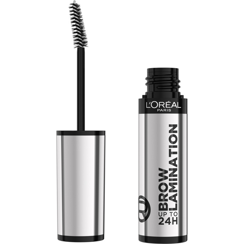 L'Oreal Paris Brow Lamination Gel, Hold For Up To 24 Hours*, Day And Night, Lifted And Fuller-Looking Brows, Infallible Brow Lamination Gel, Clear, 15G