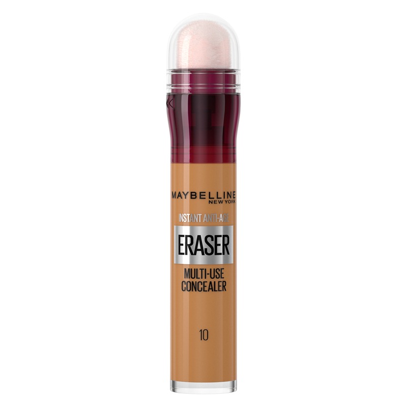 Maybelline Concealer Instant Anti Age Eraser Eye Concealer, Dark Circles And Blemish Concealer, Ultra Blendable Formula 10 Caramel