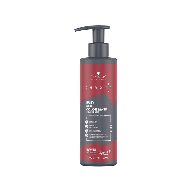 Schwarzkopf Chroma ID Colour Mask 300ml-Ruby Red