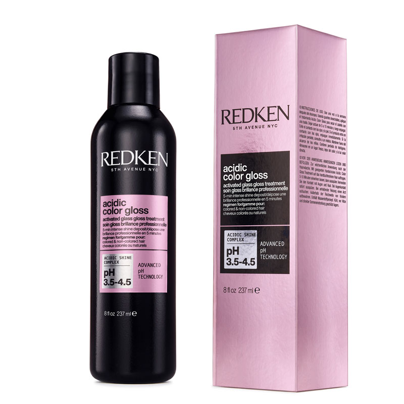 Redken Acidic Color Gloss Activated Glass Gloss Treatment - 237ml | Hair Treatment for Glassy Shine & Frizz Free Hair