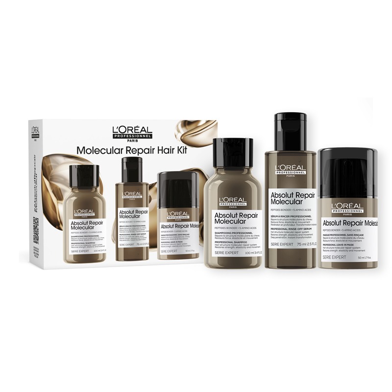 L'Oreal Professionnel Absolut Repair Molecular Mini Trio Kit for damaged hair