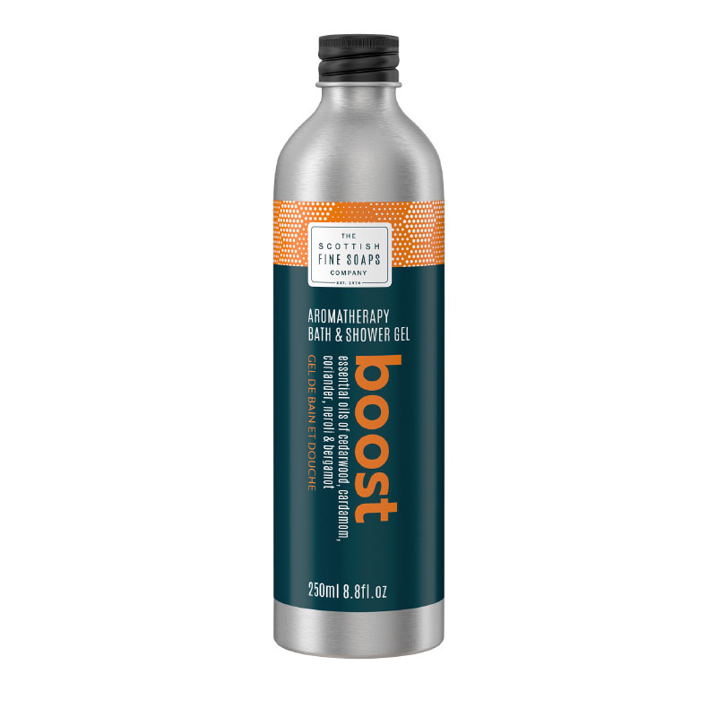 Scottish Fine Soaps Aromatherapy Boost Bath & Shower Gel 250ml
