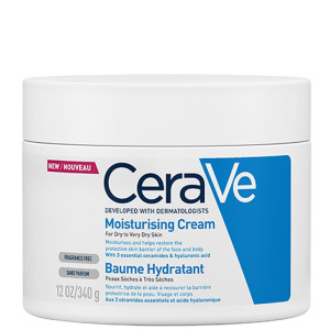 CeraVe Moisturising Cream Pot with Hyaluronic Acid & Ceramides for Dry to Very Dry Skin 340g