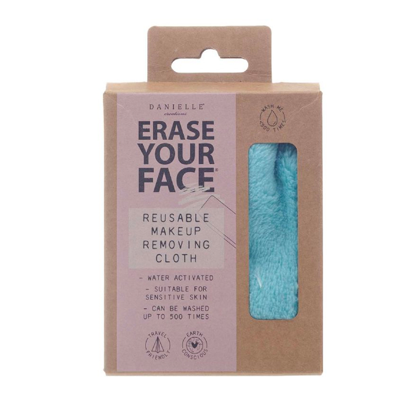 Eco Makeup Removing Face Cloth-Turquoise