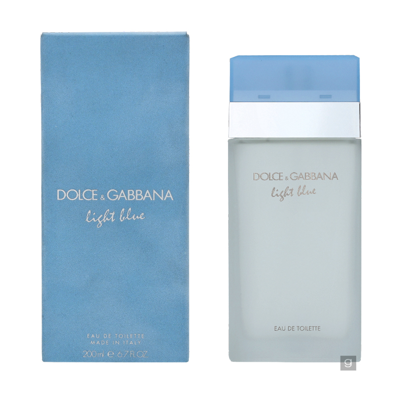 Dolce & Gabbana Light Blue Pour Femme Eau de Toilette Spray - 200ml | Apple & Jasmine | Luxury Women Perfume | Long Lasting Fragrance | Accessory Gift For Her