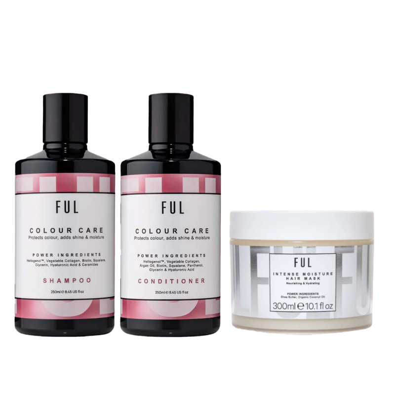 FUL PACK Colour Care Shampoo 250ml, Colour Care Conditioner 250ml & Intense Moisture Hair Mask 300ml