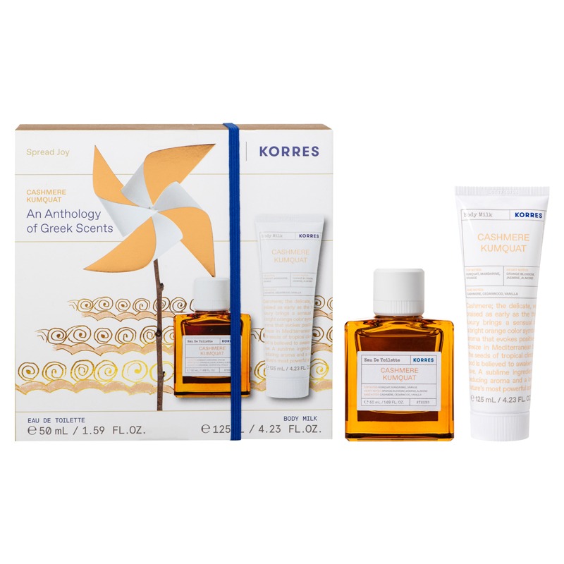 Korres Set Cashmere Kumquat EDT 50ml & Body Milk 125ml 
