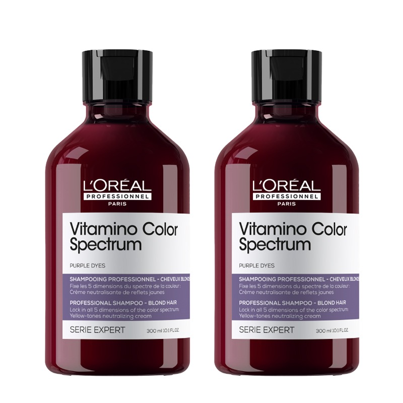 L'Oréal Professionnel DOUBLE Vitamino Color Spectrum Purple Tinted Shampoo for blonde coloured hair 300ml