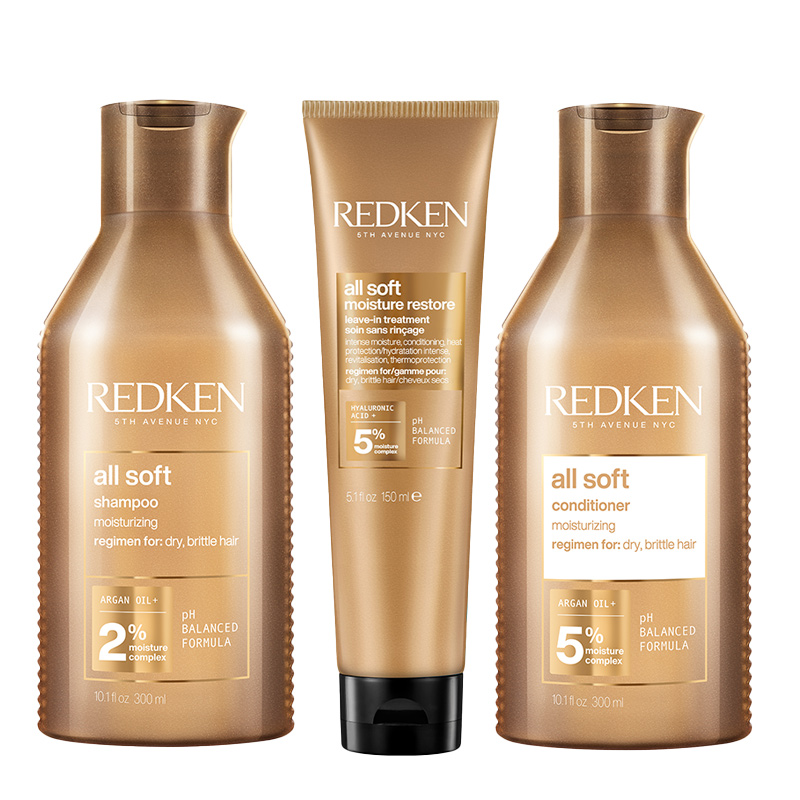 Redken All Soft Moisture Trio Bundle 