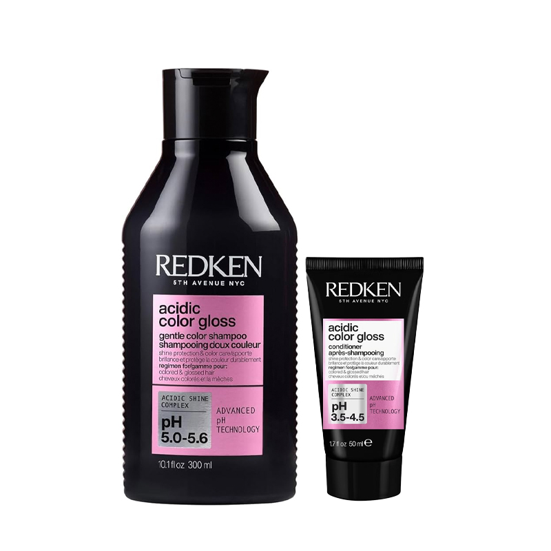 Redken DUO Acidic Color Gloss Shampoo 300ml and Acidic Color Gloss Conditioner 50ml