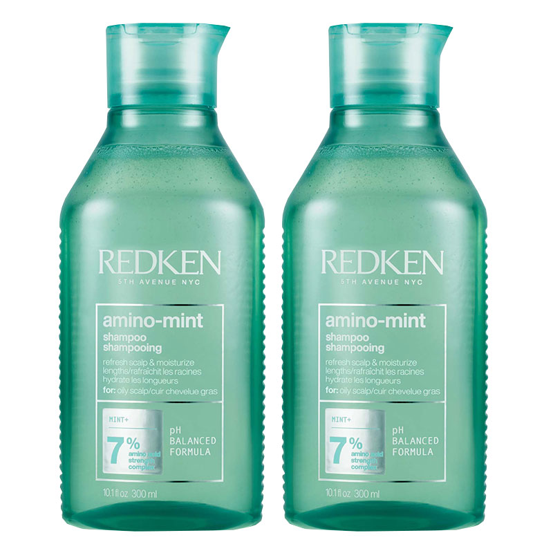 Redken Amino-Mint Scalp Shampoo 300ml Double