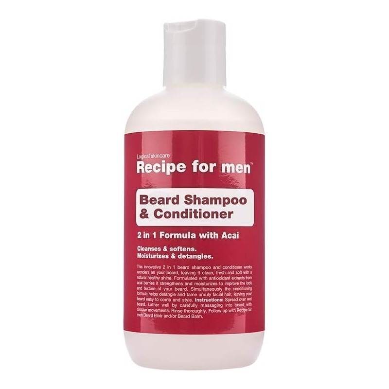 Recipe for Men Beard Shampoo & Conditioner 250ml