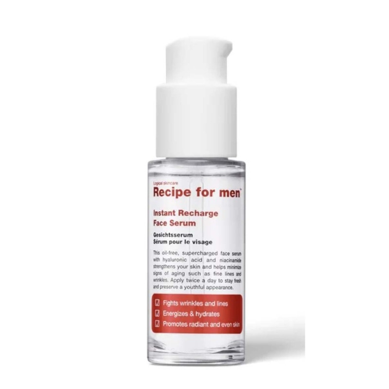 Recipe for Men Instant Recharge Face Serum 30ml