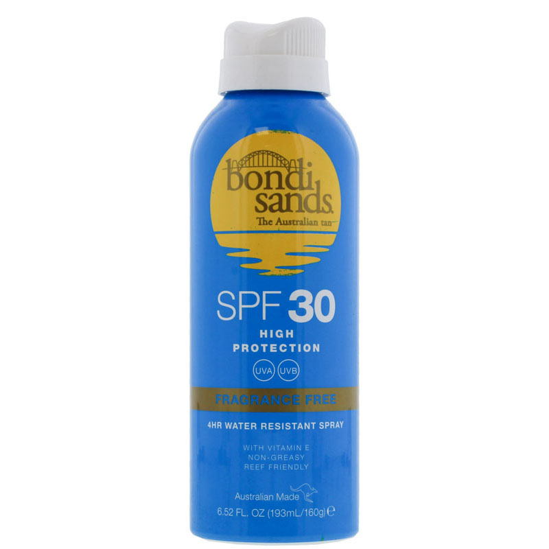 Bondi Sands Aerosol Spray Mist Fragrance Free SPF30 160g
