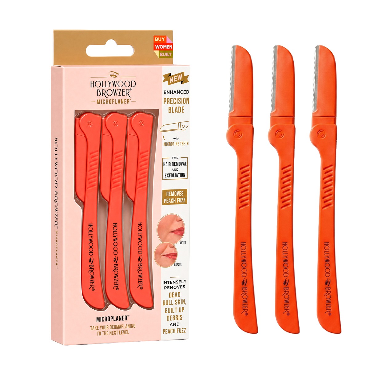 Hollywood Browzer Microplaner - Trio-Kola Red