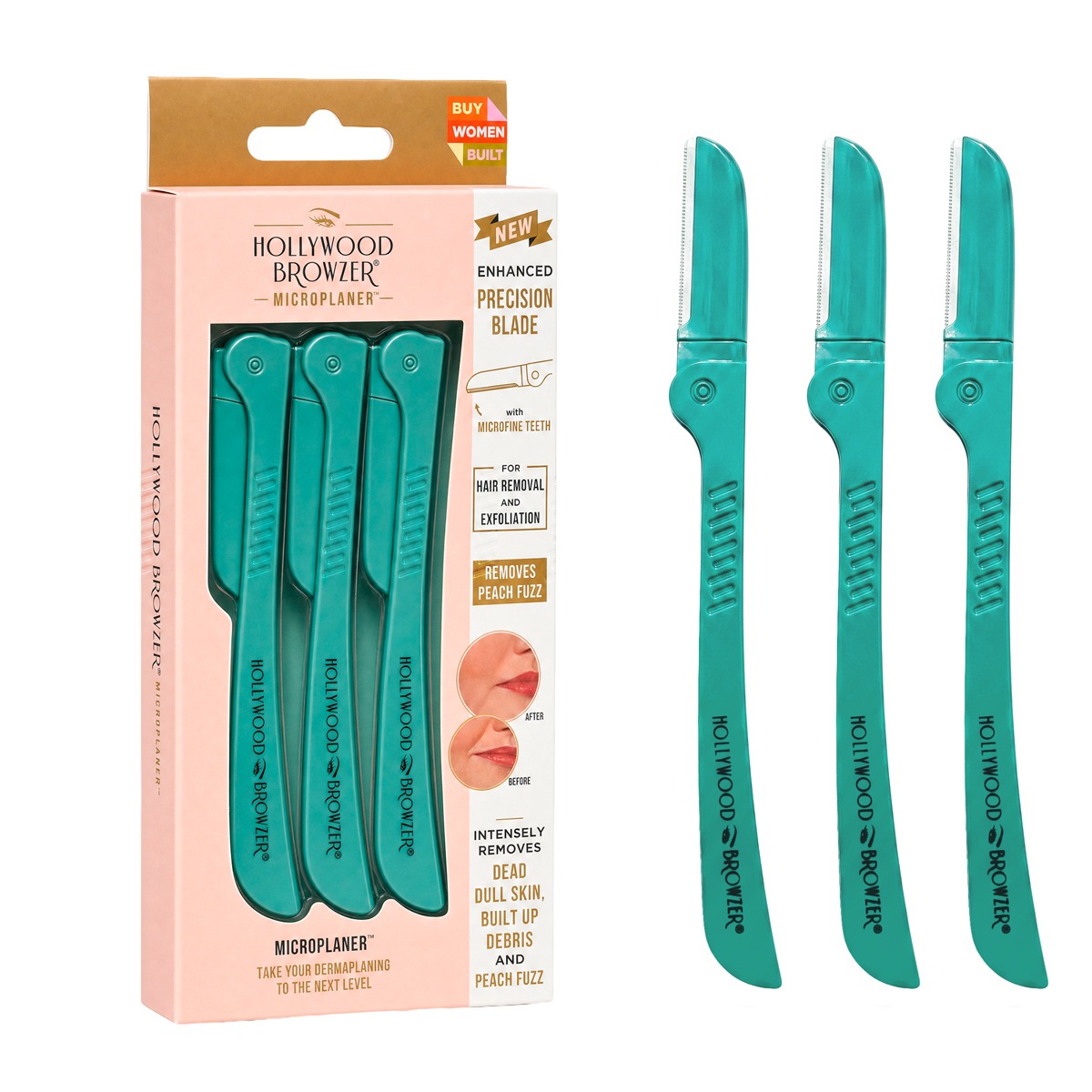 Hollywood Browzer Microplaner - Trio-Transformative Teal