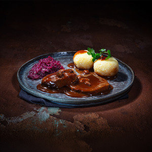 Sauerbraten in Rosinensauce