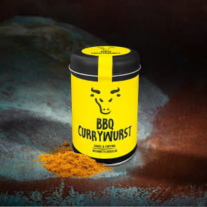 BBQ Currywurst mittelscharf Gewürz