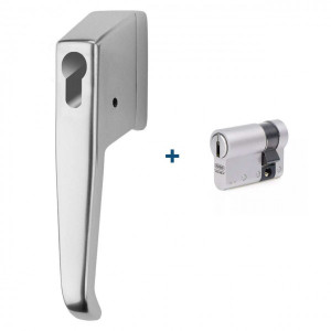 ASSAABLOY Fenstergriff 9M10 mit KESO 8000 Omega² 81.A14 Weiß Einzelschließend