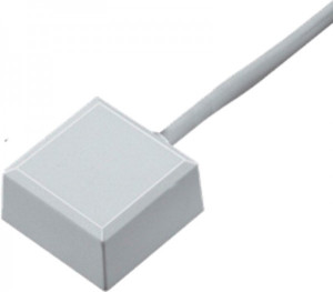 ABUS GBM7301 Potentialfreier Glasbruchmelder mit Kleber Weiß