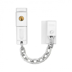 ABUS SK79 Abschließbare Türkette Weiß