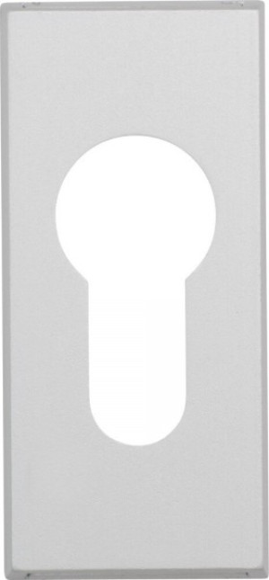 Schutzrosette RS eckig 6 mm Silber F1