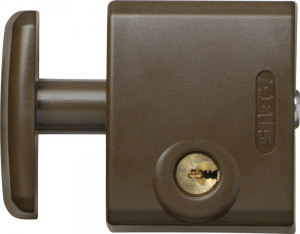 ABUS FTS3002 Fenster-Zusatzschloss Braun