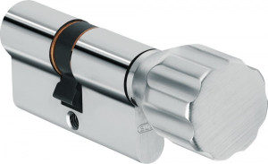 ABUS ECK660 Knaufzylinder, je 3 Schlüssel Außen/Innen = 28/34 Einzelschließend