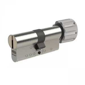 KESO 8000 Omega² Knaufzylinder Ultra Silber (F02) Einzelschließend 30/30